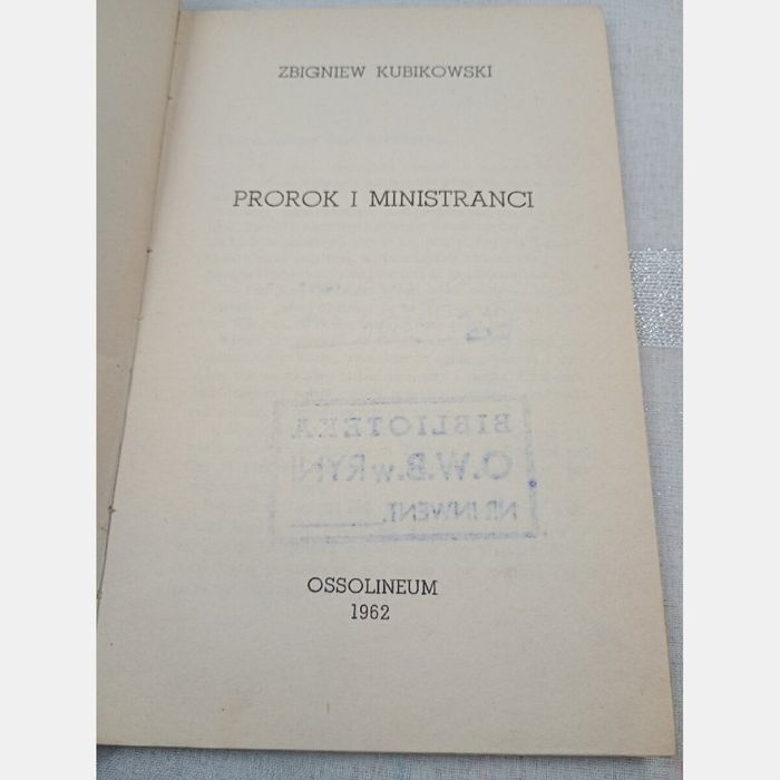 Prorok i ministranci. Zbigniew Kubikowski