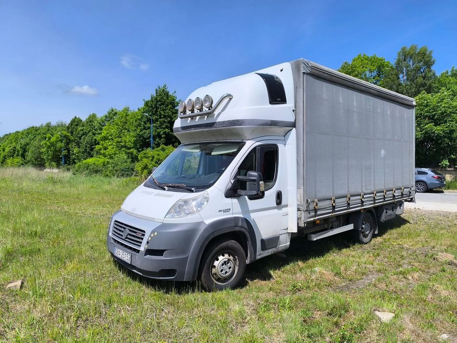 Fiat Ducato  Ducato plandeka 10 euro palet drugi właściciel , firanka z dwóch stron