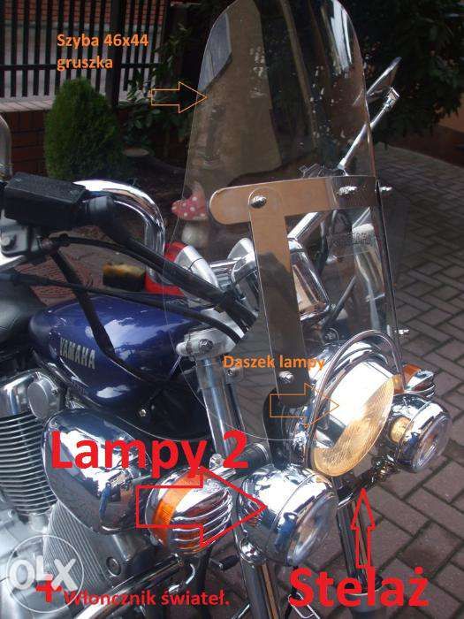 Owiewkj kolan Yamaha virago xv 535--250 DEFLEKTORY szyba gmole