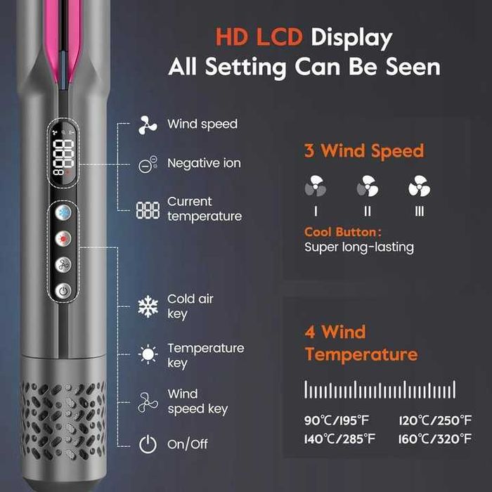 Slopehill EF088 2 w 1 prostownica i suszarka do włosów