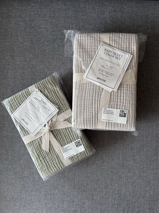 Найніжніша дитяча постіль H&M, муслін