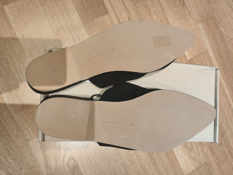Шльопанці (сабо) жіночі reserved нові, замша
