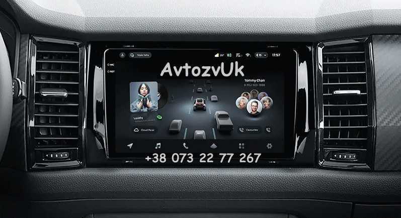 Магнітола KODIAQ Skoda YETI Кодіак KAMIQ Камік Scala CarPlay Андроїд 16