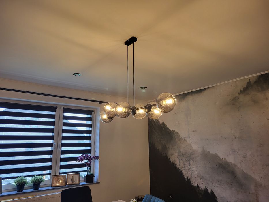 Lampa sufitowa szklana