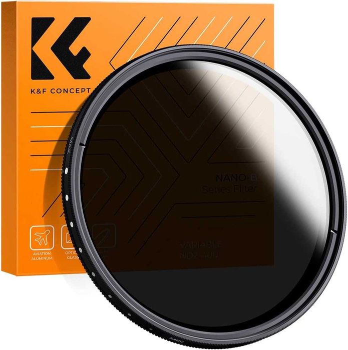 K&F Concept B-Series ND2-400 (Filtro ND Variável) - 67mm - SELADO