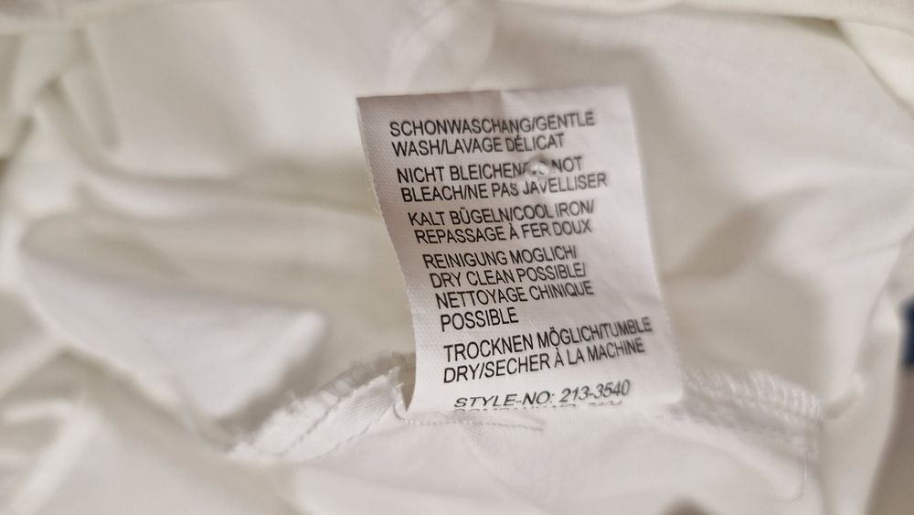 Koszula biała marki Jean Paul 42 jak nowa klasyczna kołnierz długi rękaw