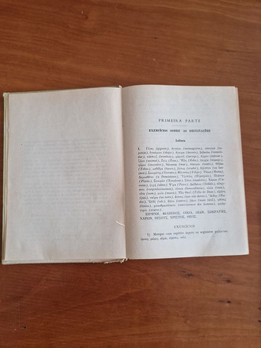 Livro didático "Selecta Grega", A. Freire, S. J.