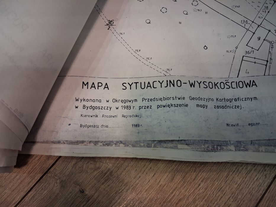 Stare mapy Brodnicy.
