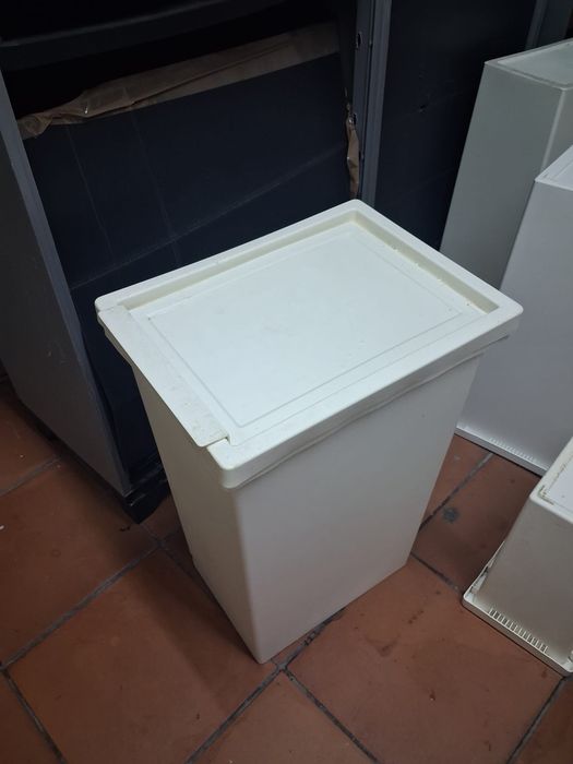 2 caixotes ikea filur 42 l com tampa