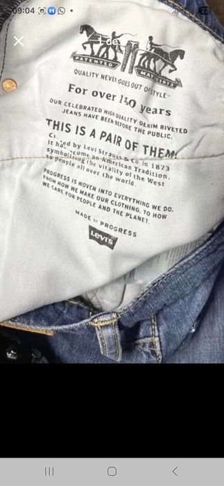 LEVIS 502 - calça ganga