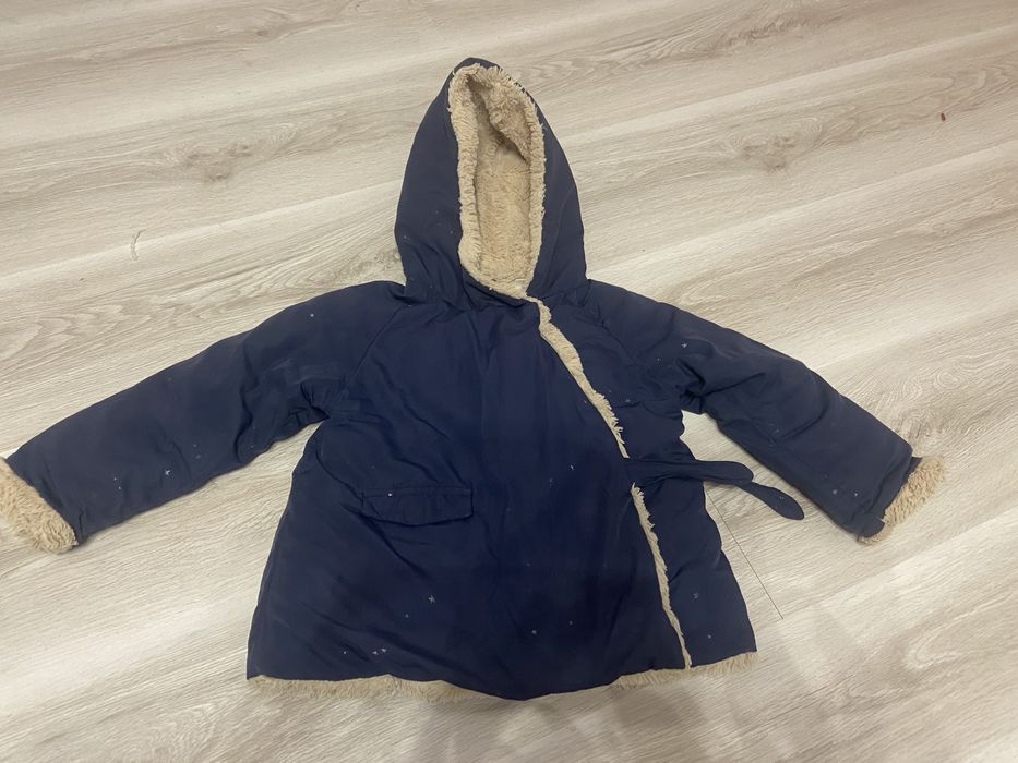 Курточка зимова на дівчинку Zara 2-3 роки