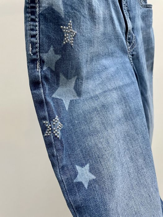 Jeansy straight MAC Angela Starlight 36/30