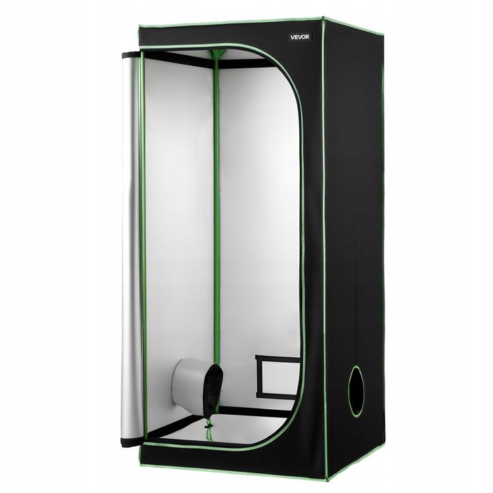 Namiot do uprawy VEVOR 80X80X180 cm growbox 600D wysoce odblaskowy