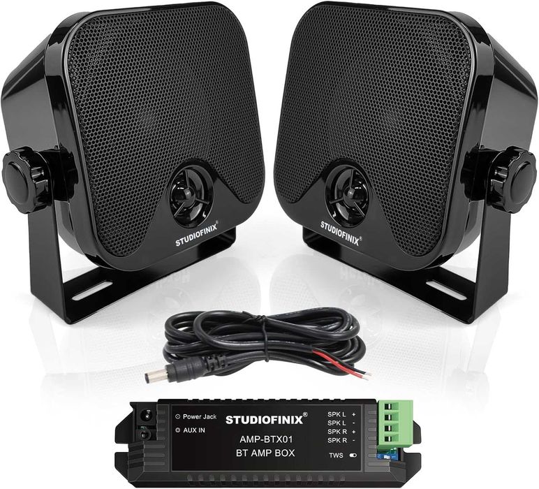 STUDIOFINIX Wodoszczelny system głośników audio Bluetooth do ATV, UTV,