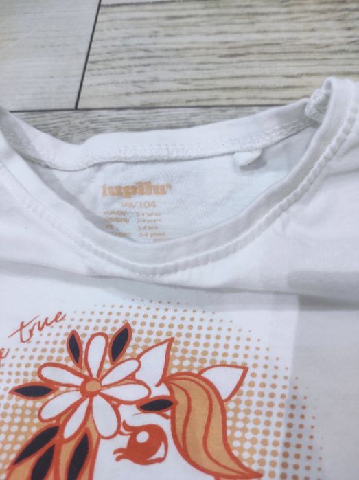 T-shirt dziewczęcy Lupilu