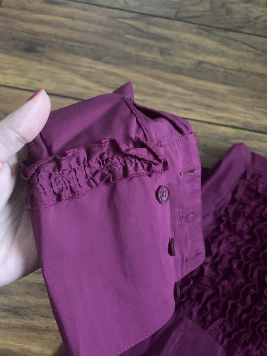 Modna polska 38 koszula z falbana