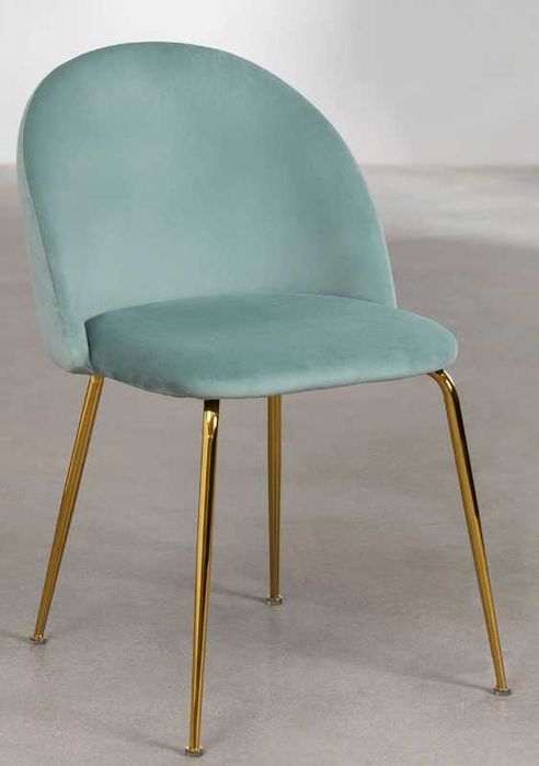 Cadeira Verde Veludo - NOVO