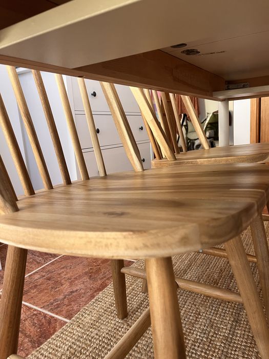 TONSTAD Dining Table (€195) & SKOGSTA Chairs (€40x4) Looking for a New Home - as NEW
