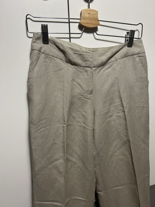 spodnie lniane damskie