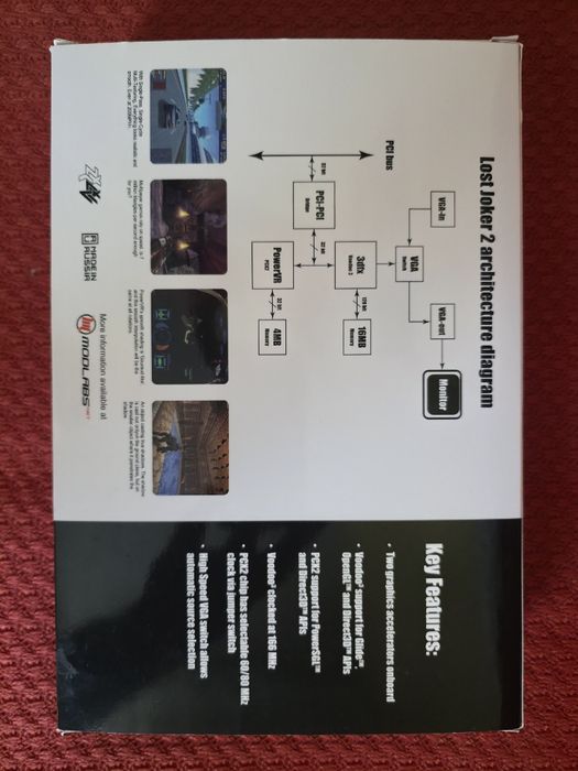 Lost Joker 2 (3dfx Voodoo3 3500 + PowerVR PCX2) ze złączami DVI i HDMI
