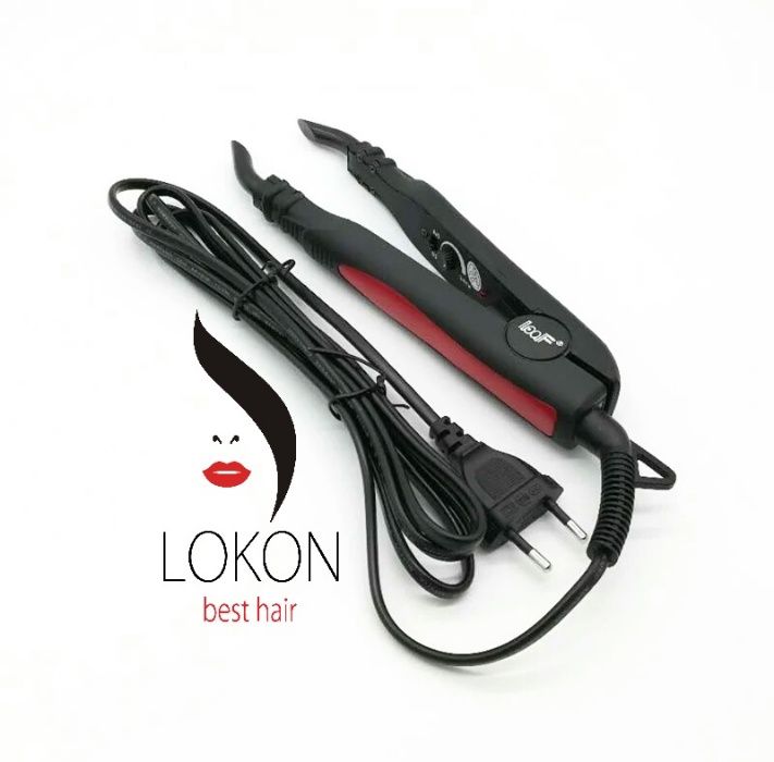 Тугоплавкий гелевый цветной кератин для наращивания волос. Инструмент