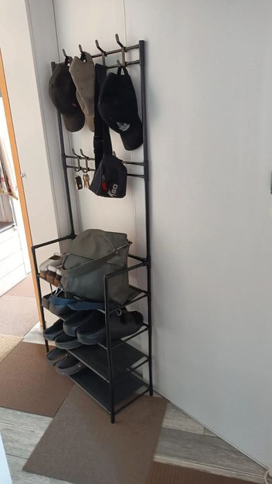 Solidny organizer ubraniowo-bytowy styl loftowy