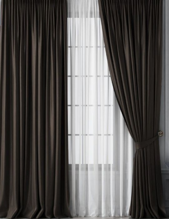 Комплект штор, Портьеры димаут блэкаут