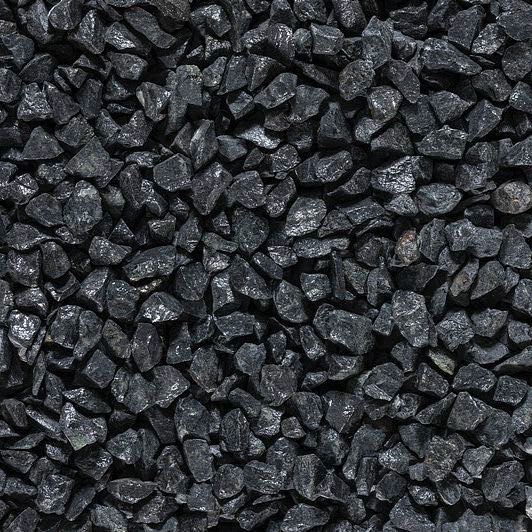CZARNA ZASYPKA do Kostki Bazaltowa Bazalt Kamień Grys 2-5 mm Akwarium