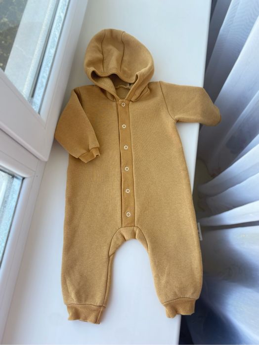 Утеплений ромпер, флісовий ромпер Little Angel (74 р.)