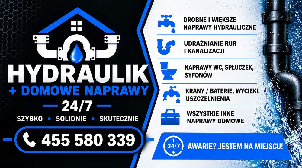 Hydraulik i inne domowe naprawy