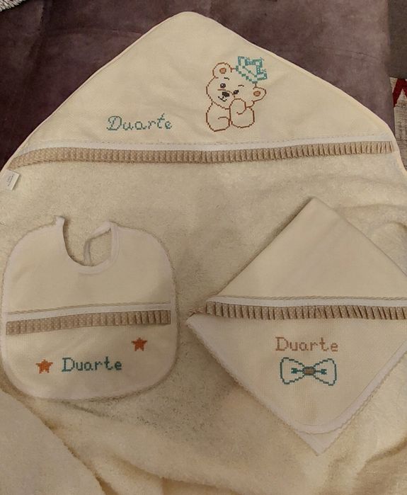 Conjunto Ponto cruz bebé