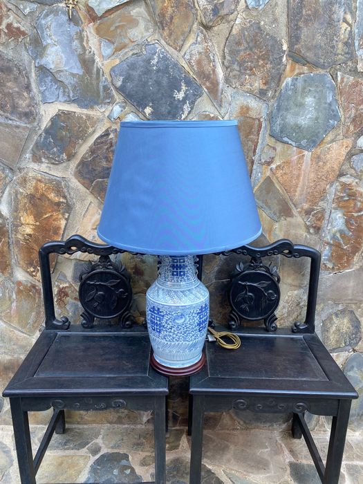 Par Cadeiras Chinesas Madeira Nobre Zitan Séc XIX 82 cm