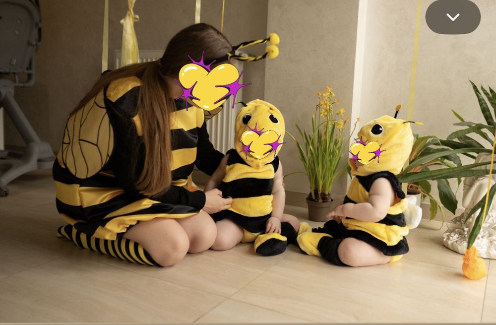 Костюм бджілки,костюми для двійні,карнавальний костюм