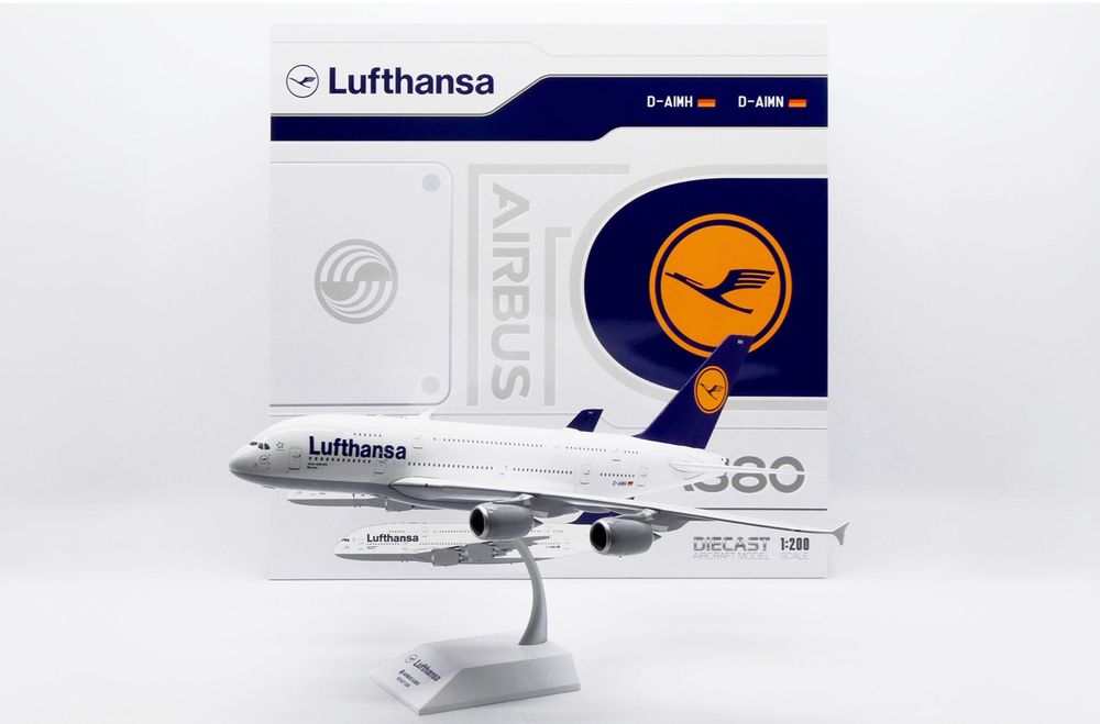 Lufthansa A380 JC wings escala 1:200 modelo  2025 (Novo)