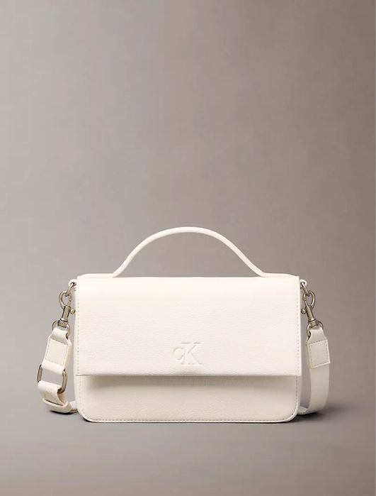 Сумка calvin klein, біла сумка calvin klein, ultralight phone crossbody calvin klein