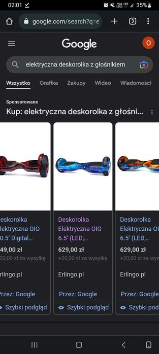 Deskorolka elektryczna z głośnikem