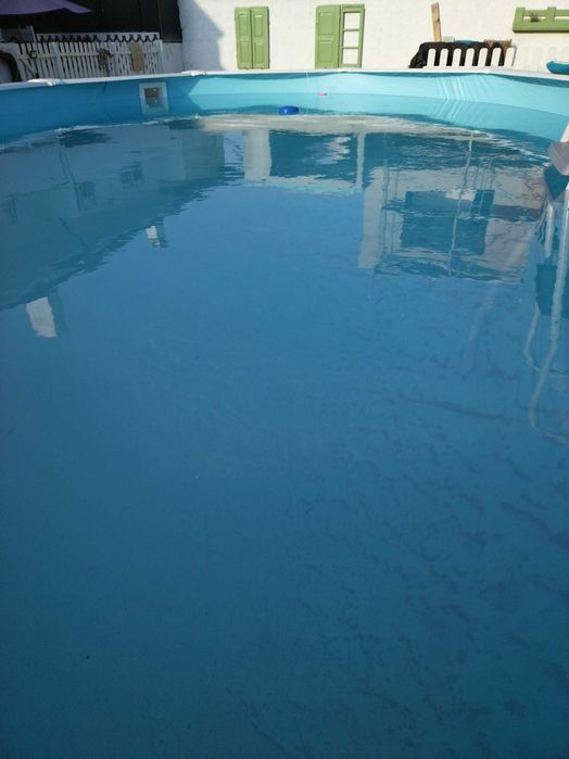 Piscina em aço elevada com Bomba de calor