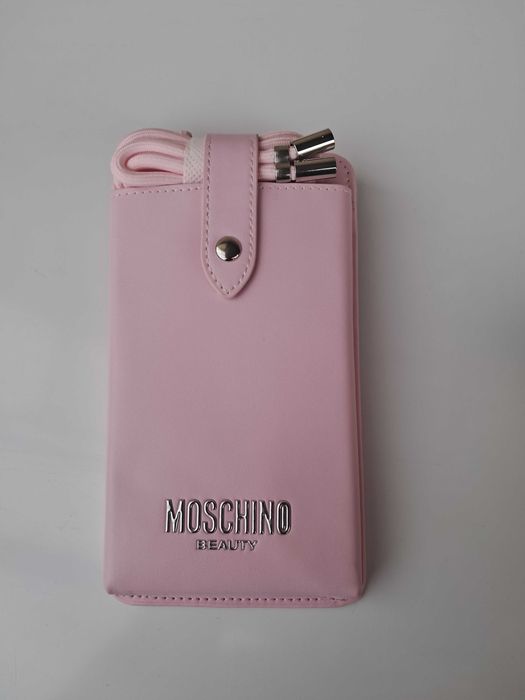 Etui na telefon Moschino Beauty różowe nowe