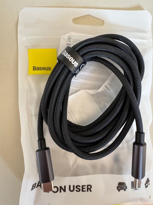 BASEUS Kabel Długi 2 metry Usb-C Usb-C  Fast charging NOWY