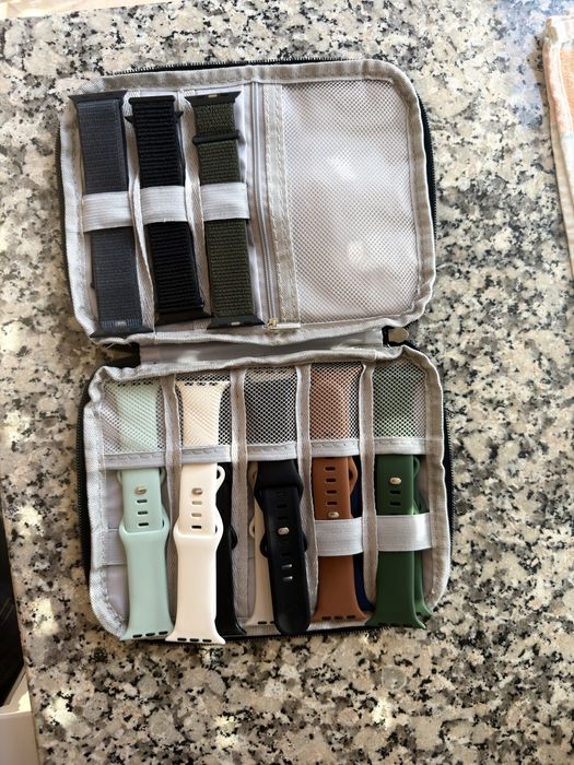 Estojo com 12 pulseira apple watch