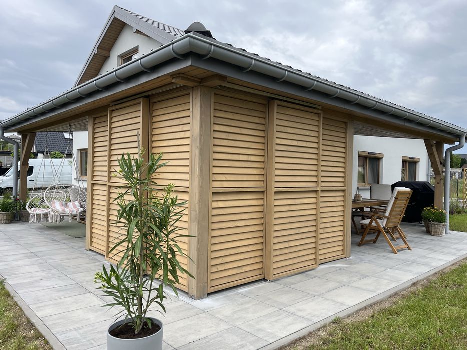 Rolety, żaluzje tarasowe, drewniane, regulowane, ruchome PORDUCENT