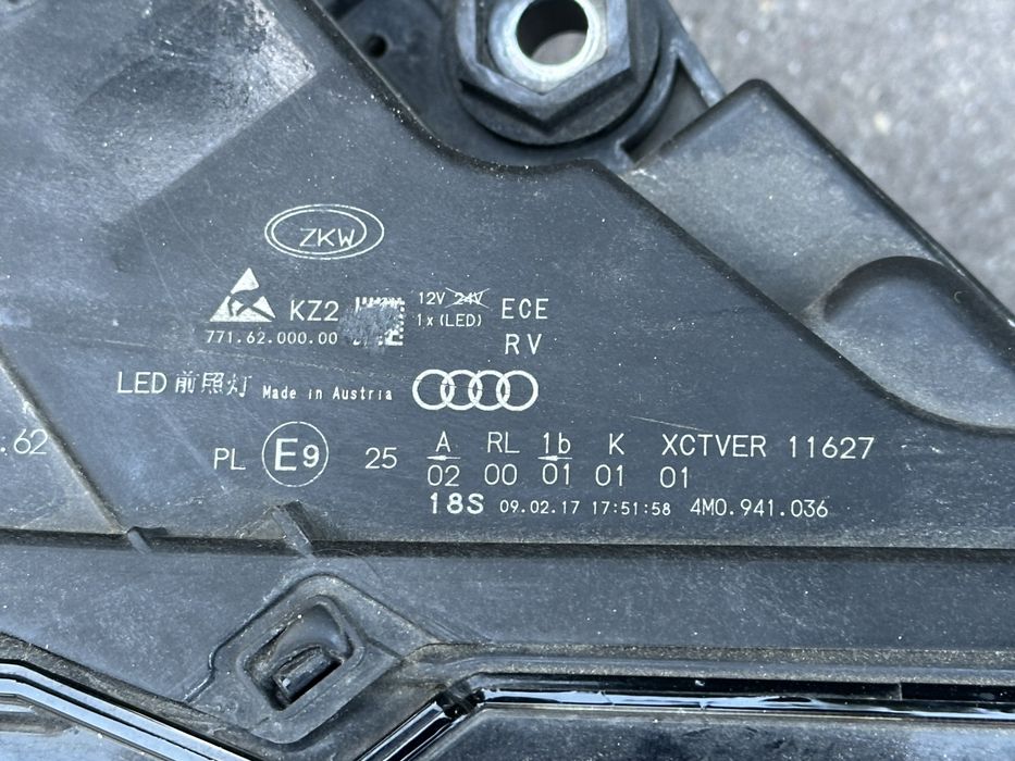 Фари Audi Q7 4M Matrix,Європа,дорест