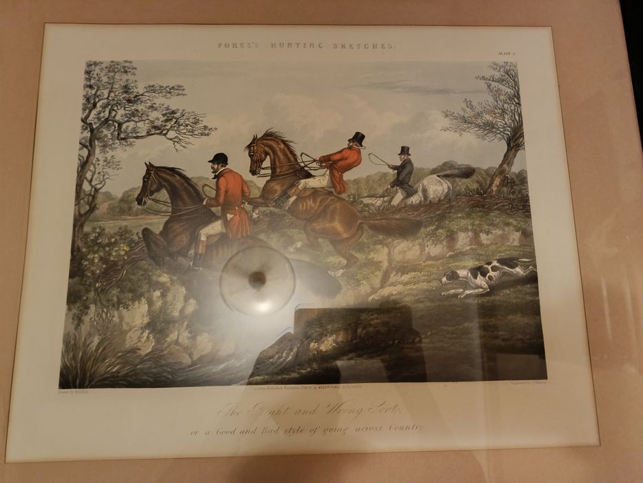 Quadro caça raposa Henry Alken