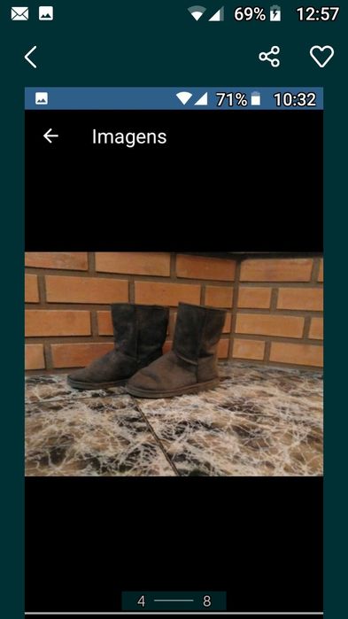 6 Calçados tamanho 37/38 em bom estado