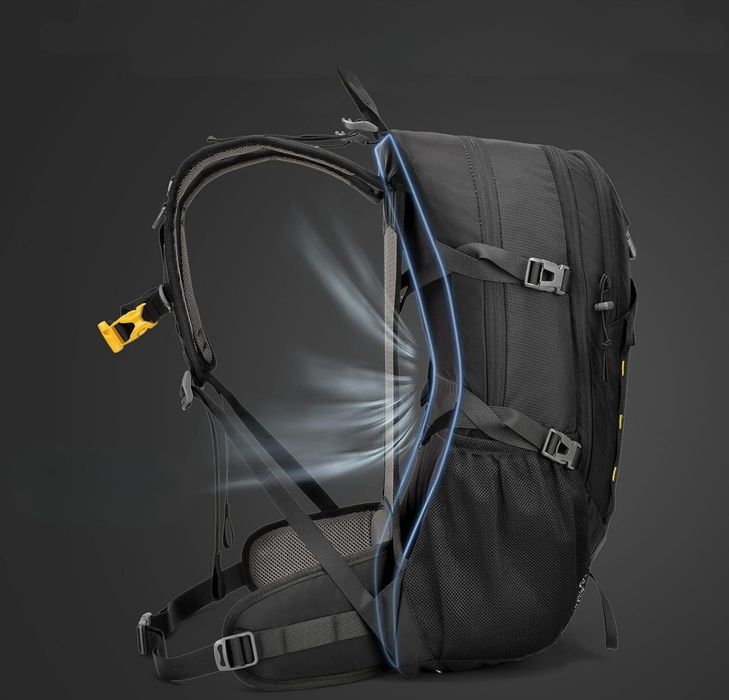 Plecak turystyczny Alpen 30l, wodoszczelny, wentylacja pas biodrowy