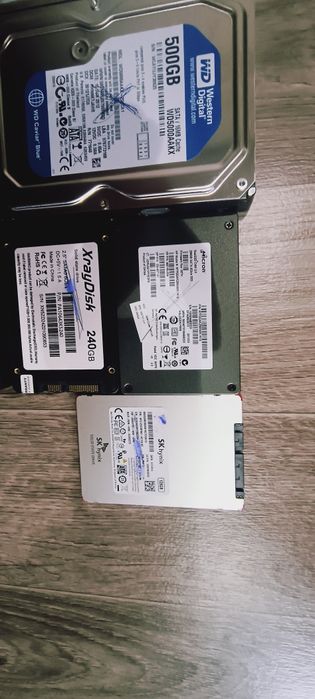 Hdd та SSD на запчастини
