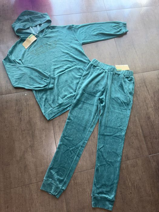 R 164 welurowy dres Coccodrillo zielony