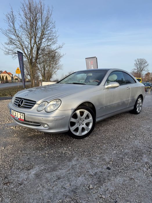 MERCEDES CLK 2002 5.0 LITROW Stan bdb bez korozji Czarny dach