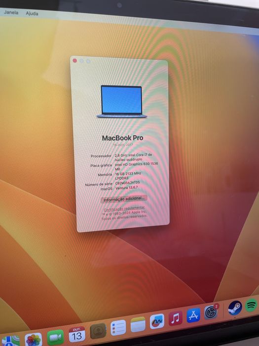 MacBook Pro 15-inch, 2017