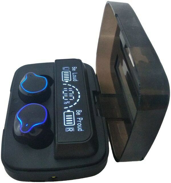 Беспроводные наушники Sonyks M9 с Power bank 2000 мАч, фонарик, зеркал